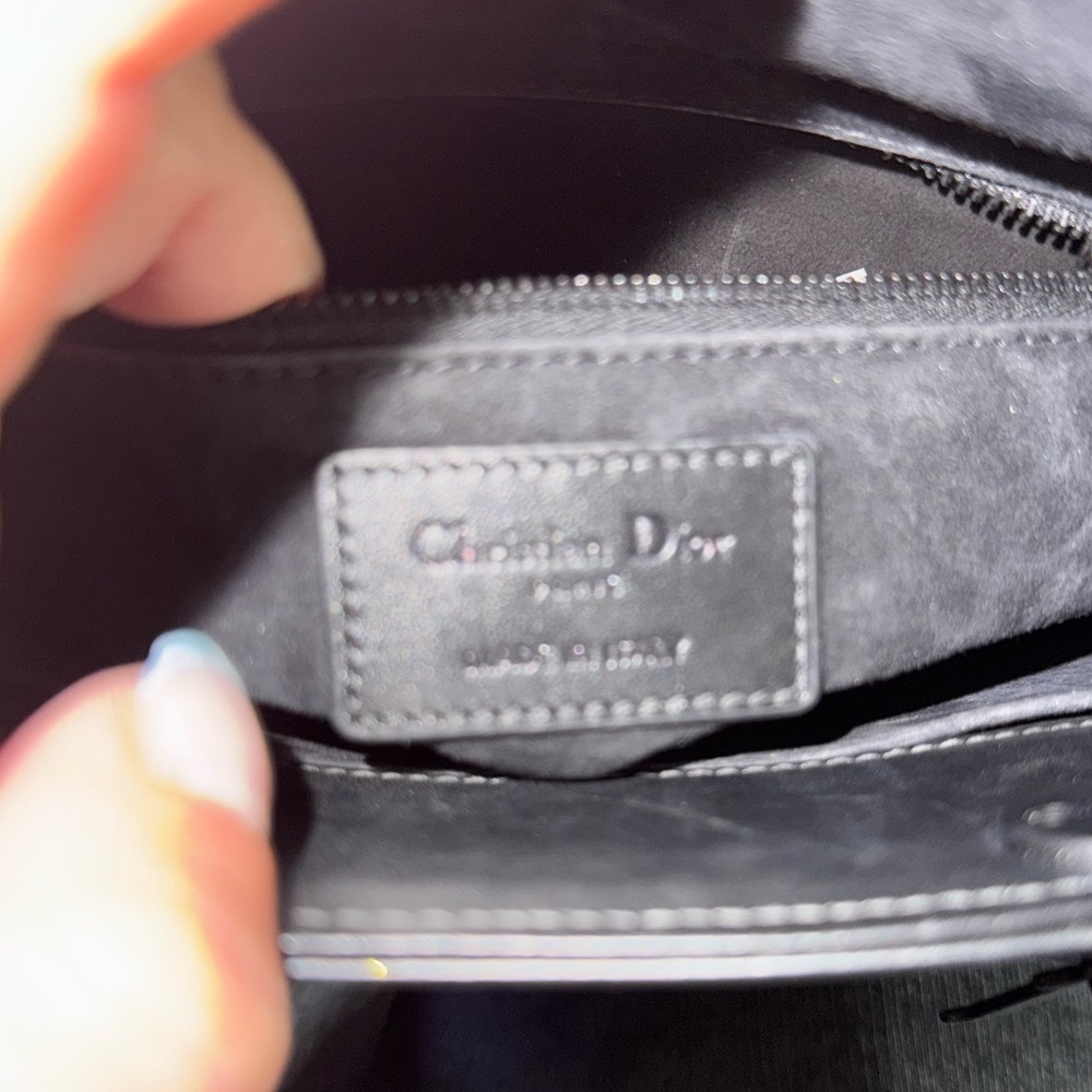 Dior Black Mini Bag with Iconic Quilted Design - Picture 8 of 8